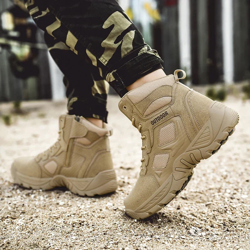 2024 Casual Sneaker Men's Desert Boots Ankle Boots Windproof Sports Shoes Outdoor Hiking Mountaineering Work Safty Shoes