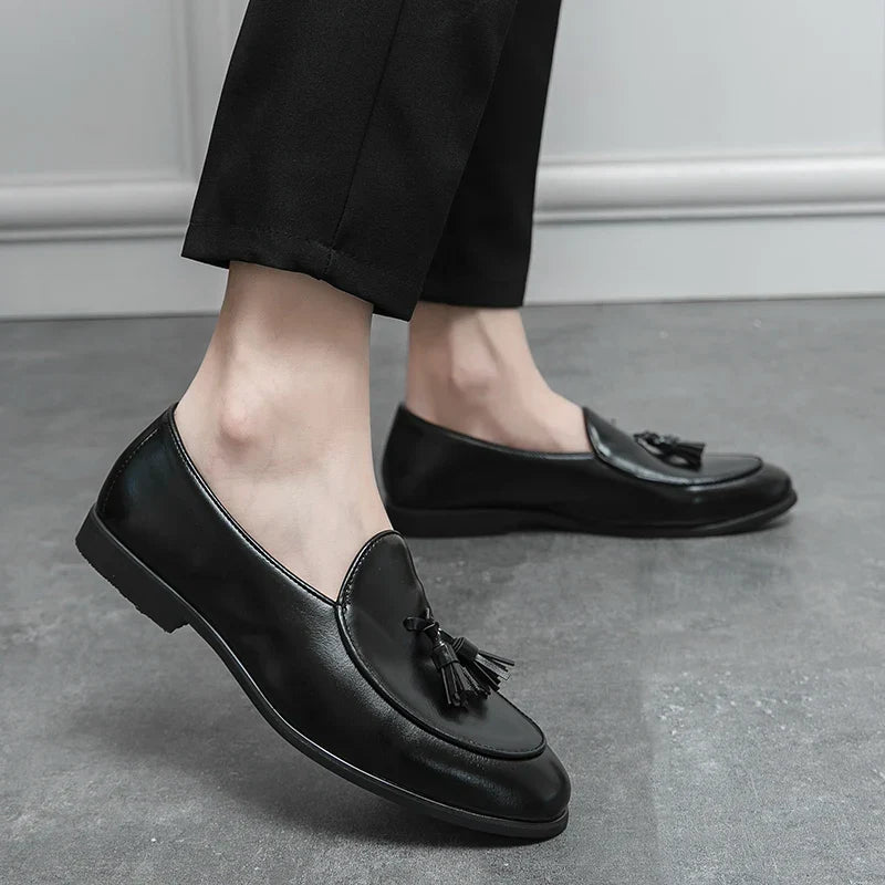 Men Formal Shoes Tassel Loafers