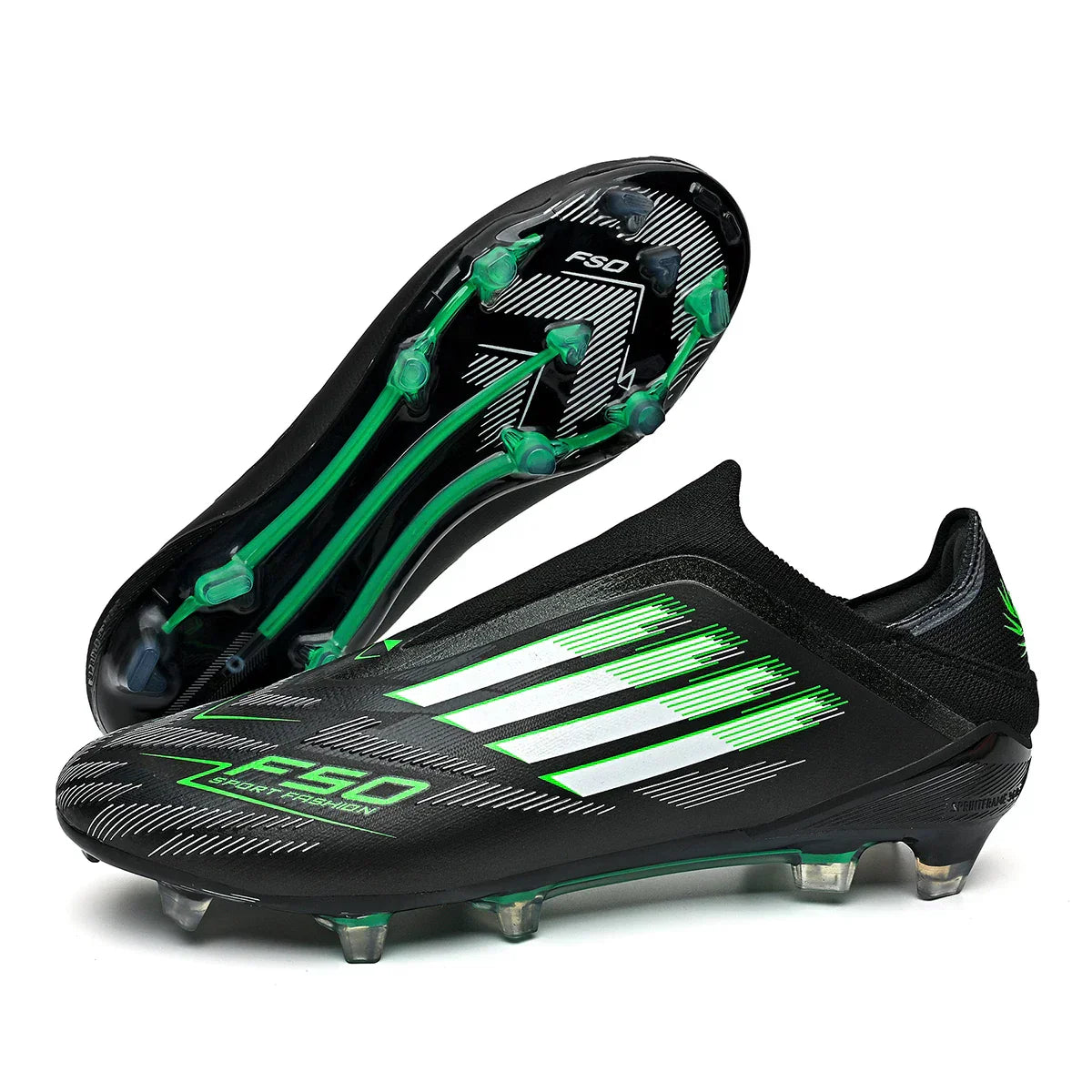 Fashionable and breathable football shoes with FG/AG studs suitable for training and competition, wear-resistant and anti slip