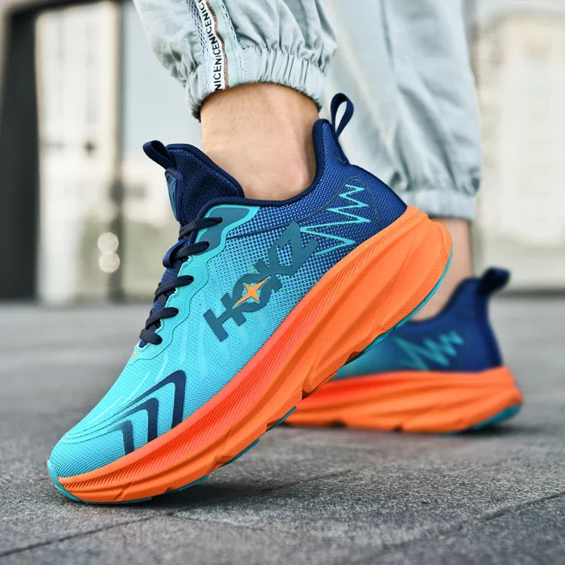 Men Running Shoes Off-road Shoes Outdoor Sneakers Mesh Trainer Race Luxury shoes Breathable Cushioning Couple Non-Slip Fashion