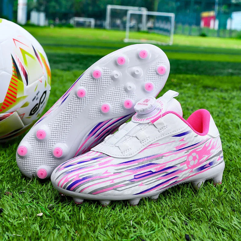 Kids Football Field Boots Boys Girls Indoor Society Football Shoes Futsal Non Slip Professional Fast Men Soccer Cleats Sneakers