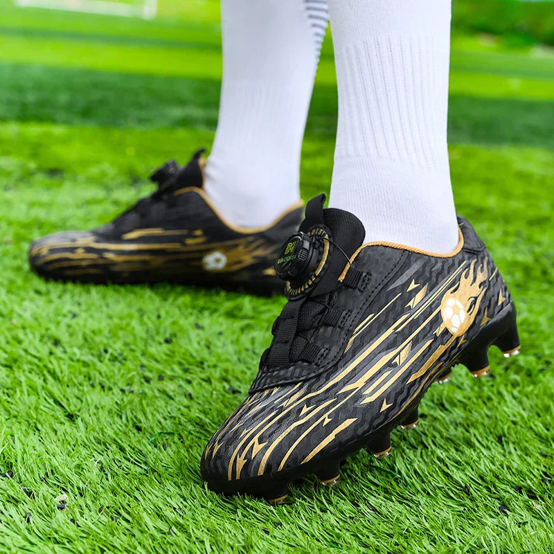 Kids Football Field Boots Boys Girls Indoor Society Football Shoes Futsal Non Slip Professional Fast Men Soccer Cleats Sneakers
