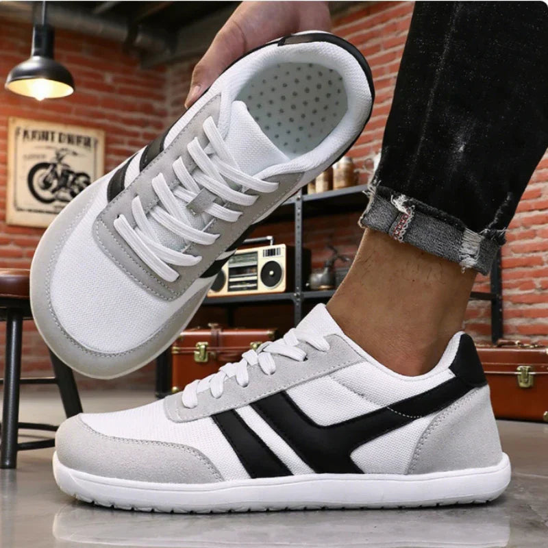 Men Wide Barefoot Shoes Minimalist Breathable Comfortable Walking Shoe Fashionable Lightweight Slip on Soft Man Trail Sneakers
